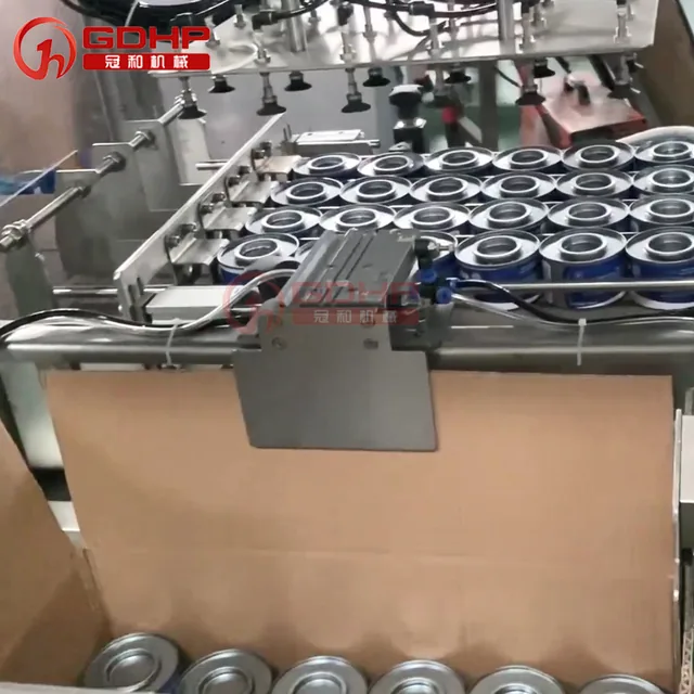 马口铁罐固体酒精膏液体防爆灌装机压盖贴标装箱生产线产品图7